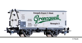 Tillig 77069 - H0 - Kühlwagen Brauerei Grenzquell, DRG, Ep. II